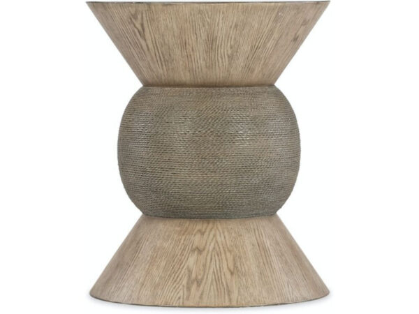 Commerce and Market Round Robin Accent Table