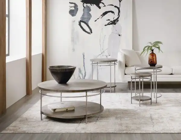 Commerce & Market Round Cocktail Table
