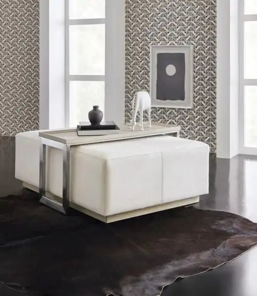 Melange Bridged Cocktail Table