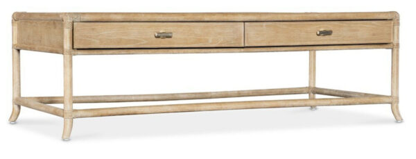 Retreat Pole Rattan Cocktail Table - Dune