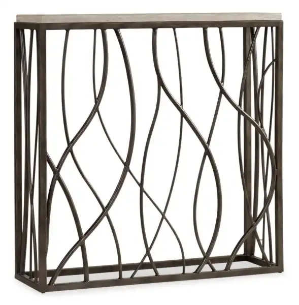 Thin Metal Console Table