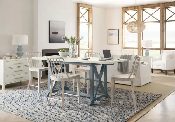 Serenity Piers Friendship Table w/ Two 12" Leaves