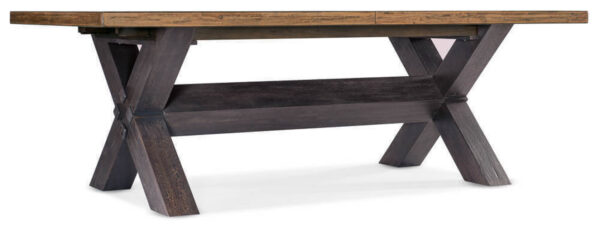 Big Sky Trestle Dining Table with Two 20" Leaves