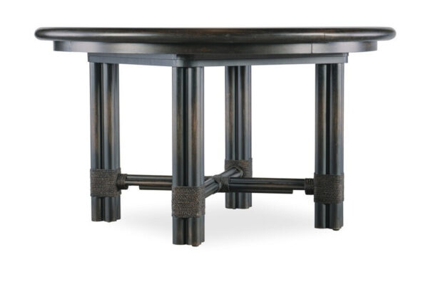 Retreat Pole Rattan Round Dining Table Base