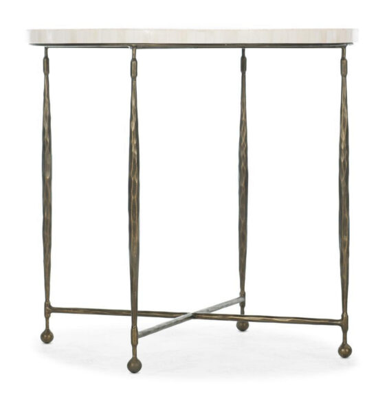 Commerce and Market Round End Table