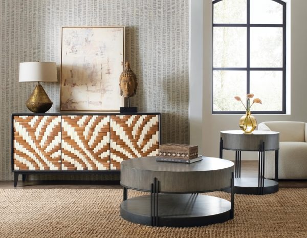 Commerce and Market Skyline Side Table