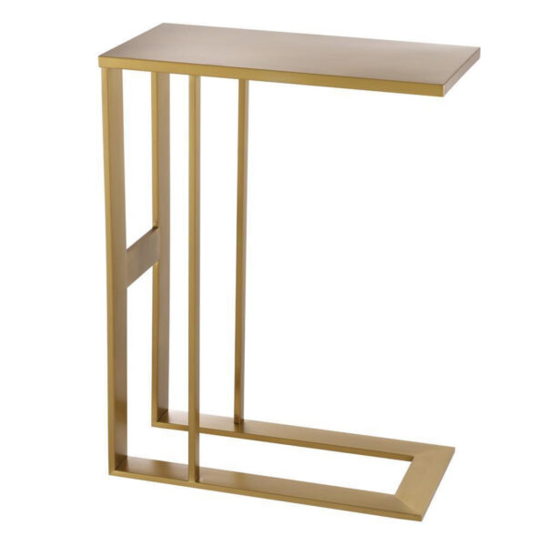 Pierre Side Table - Brushed Brass