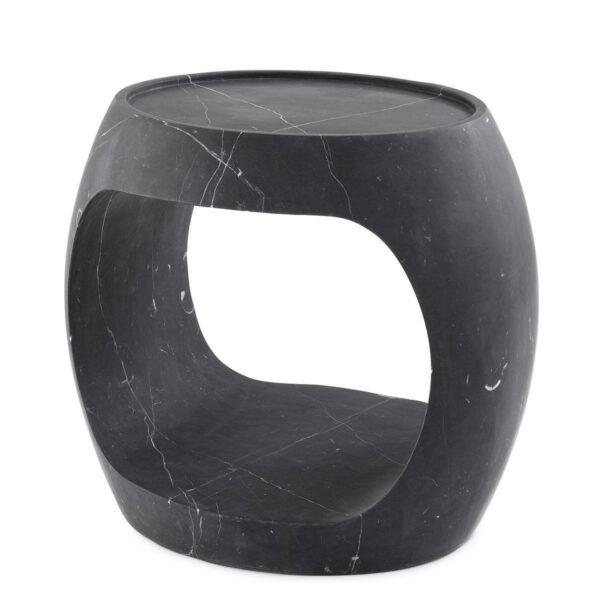 Clipper Low Side Table - Standard, Honed Black