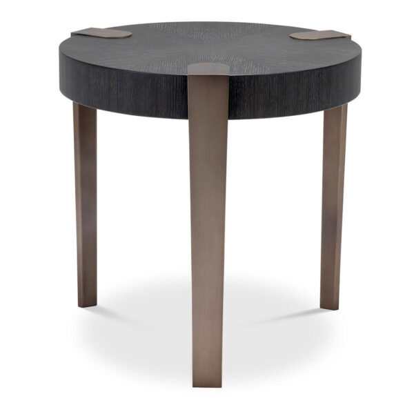 Oxnard Side Table - Charcoal Grey Oak