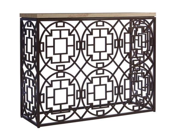 Ackermann Metal Console Table