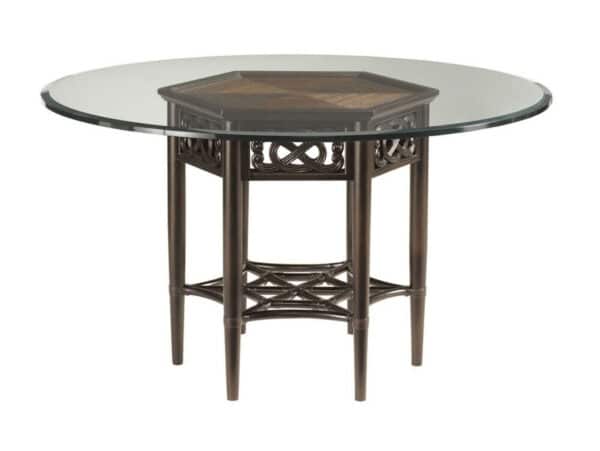 Sugar and Lace Dining Table with Glass Top