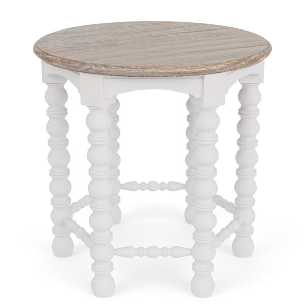 Rosalie Round Spindle End Table