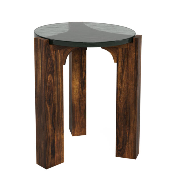 Amner Round End Table