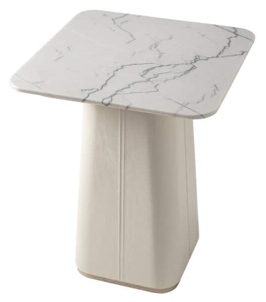 Galapagos End Table with Stone Top