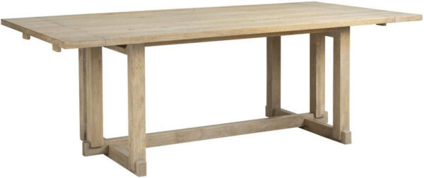 Modern Loft Extendable Trestle Dining Table