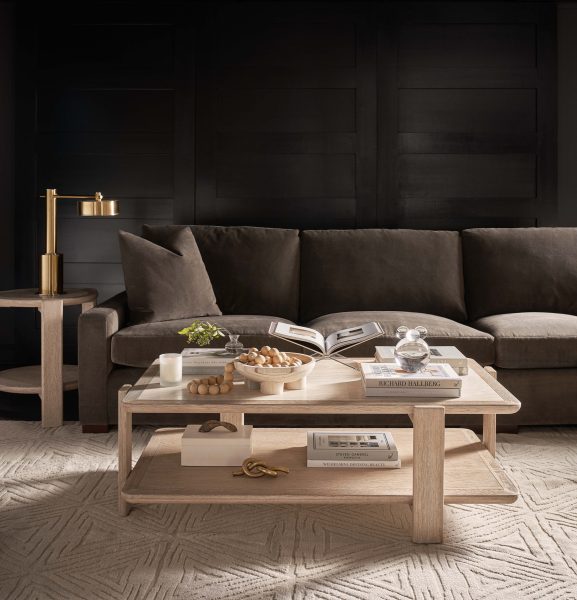 Sable & Desert Stone Cocktail Table