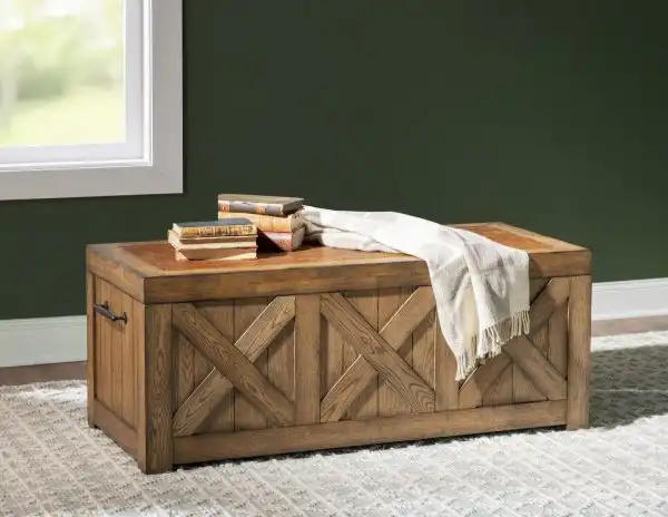 Vintage Market Captain’s Trunk Cocktail Table