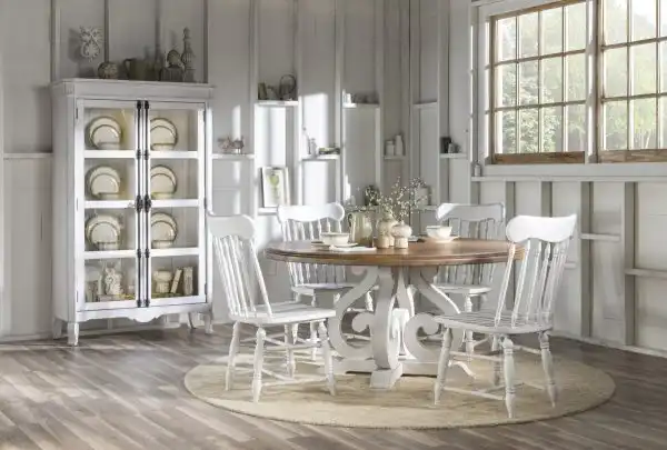 Vintage Market Round Dining Table