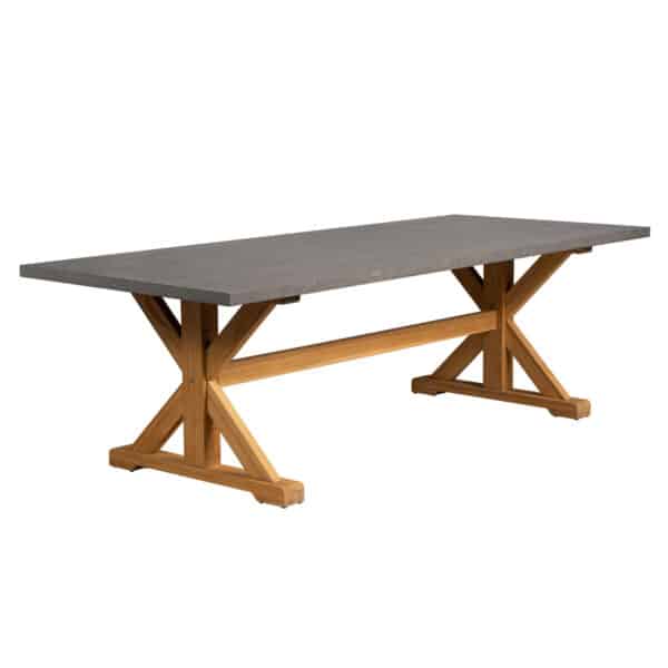 Teak Ceramic Top Teak Dining Table