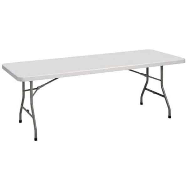 Blow Molded Rectangular Plastic Folding Table