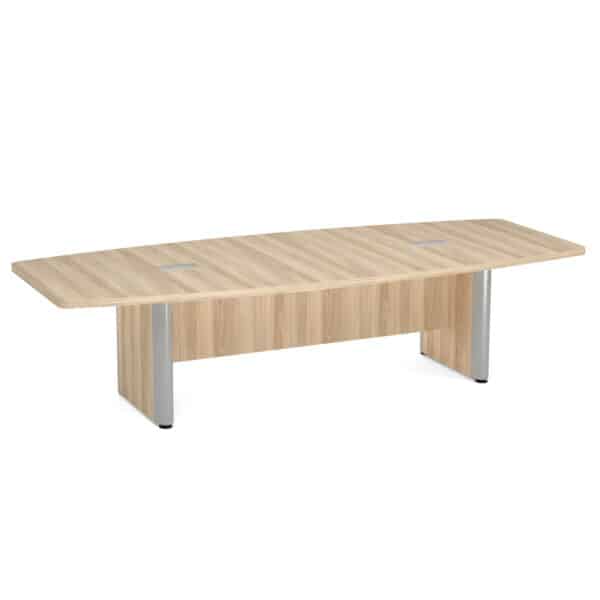 OS Boat Shaped Conference Table with Elliptical Base