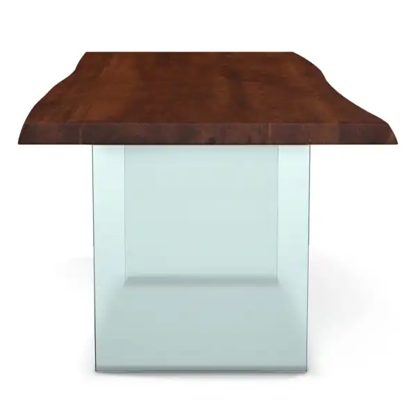 Brooks Dining Table with Glass Base