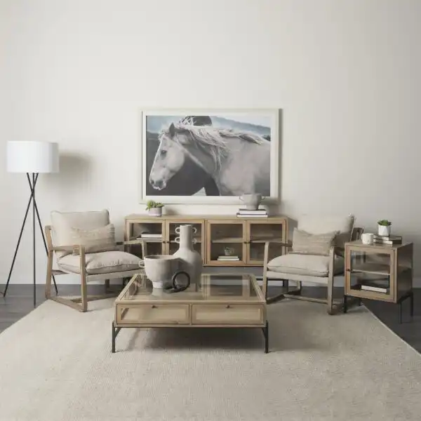 Arelius Square Coffee Table