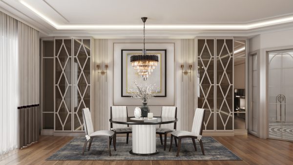 Paris Chic Round Dining Table